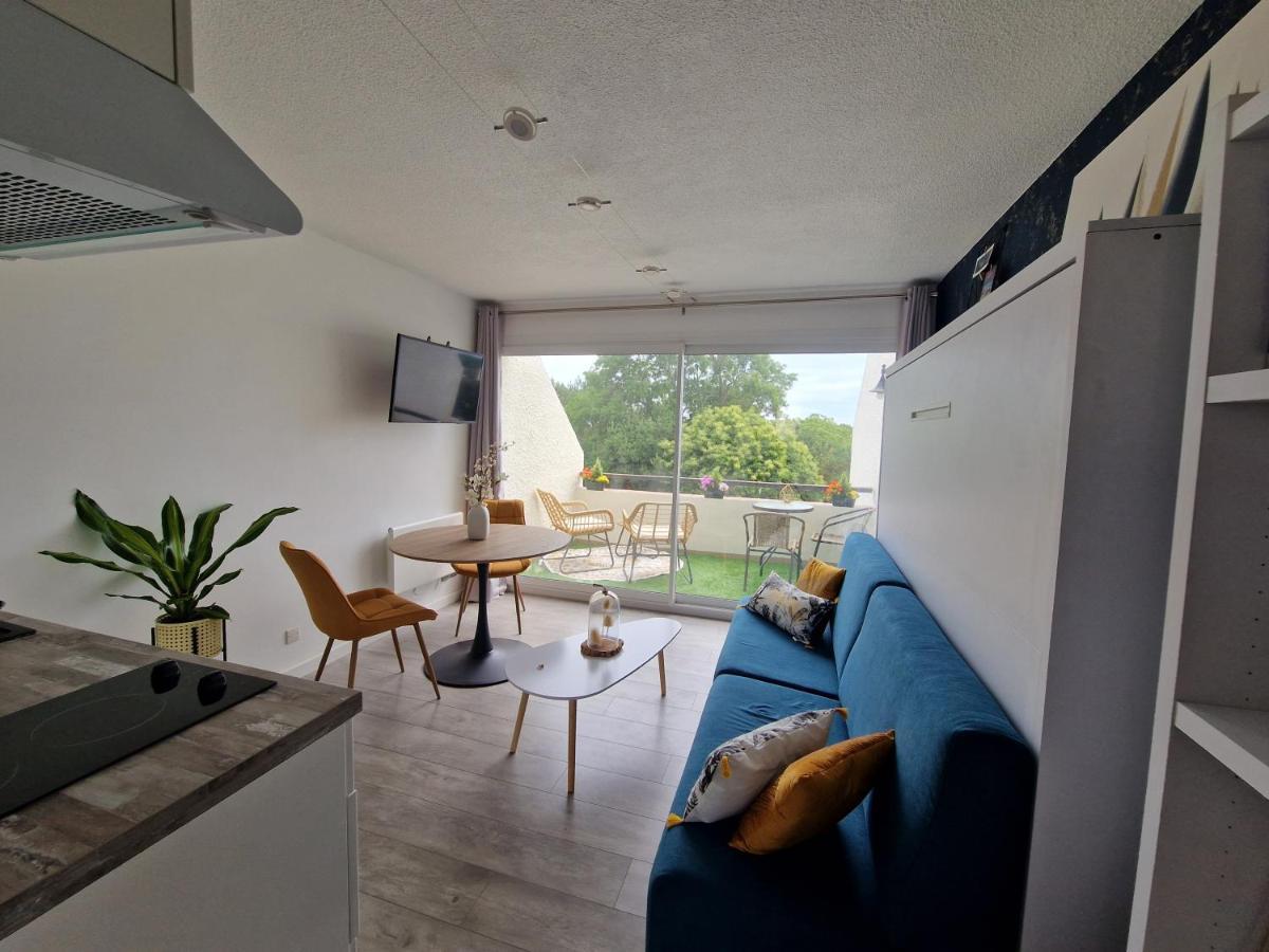 Guidel-Plages Studio Lumineux Balcon Vue Mer & Piscine Экстерьер фото