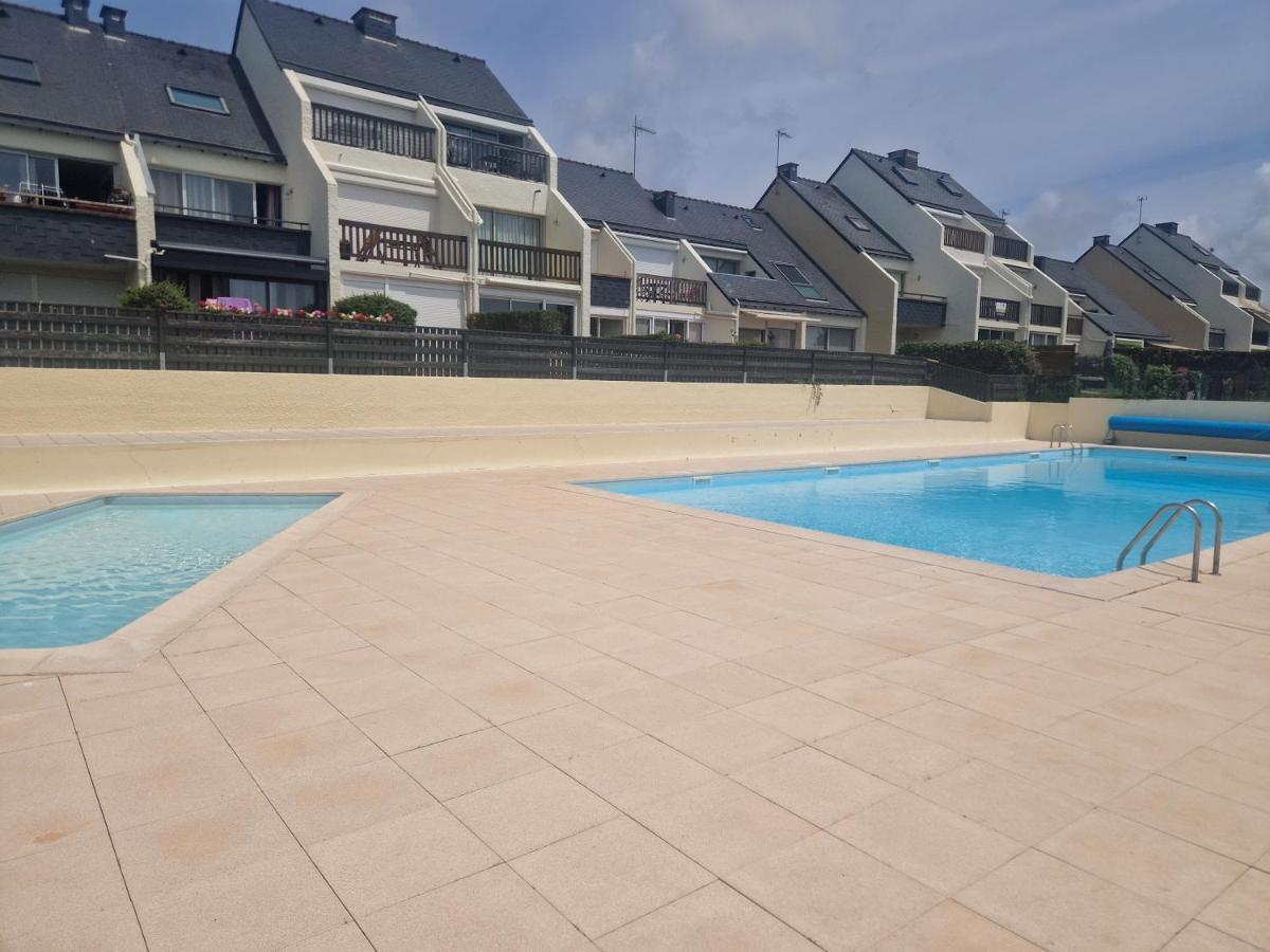 Guidel-Plages Studio Lumineux Balcon Vue Mer & Piscine Экстерьер фото